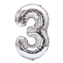 32inch Rainbow Gradient Number Foil Balloons