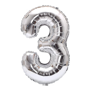 32inch Rainbow Gradient Number Foil Balloons