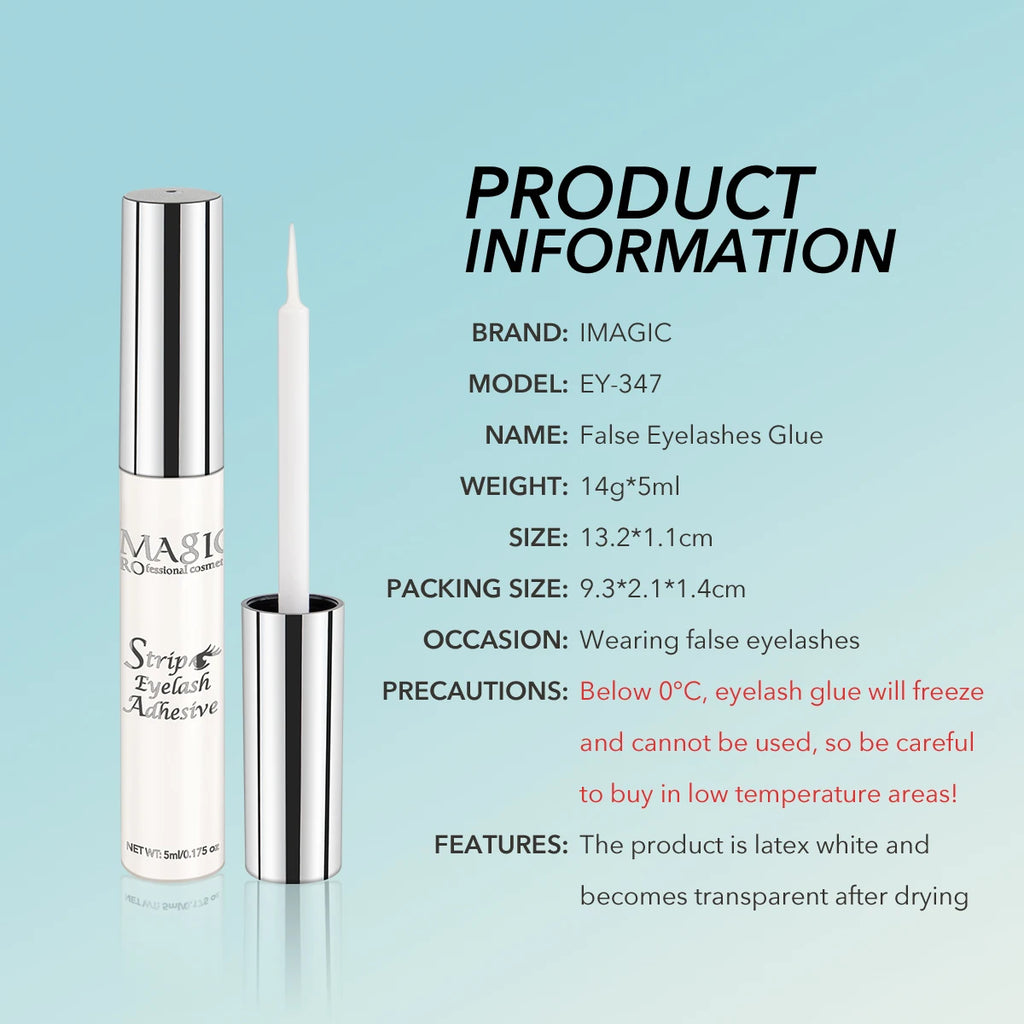 IMAGIC 5ML Eyelash Waterproof Long Lasting Quick Dry Extension Easy Removal Glue Primer