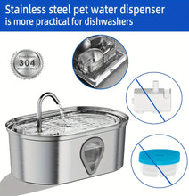 3.5L Large Capacity Stainless Steel Automatic Pet Water Dispenser