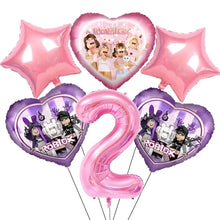 Pink Robloxed Theme Birthday Party Decorations Tableware Balloons Cups Plates Banner Backdrop Set