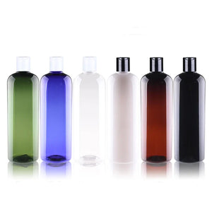 20pcs Empty Plastic Refillable Bottle With Press Lid