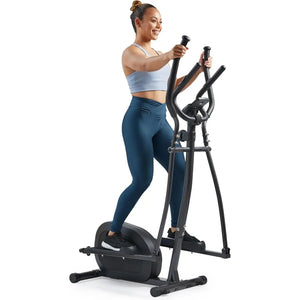 YC-Health & Fitness Smart Upright Elliptical w/Pulse Sensor Built-in