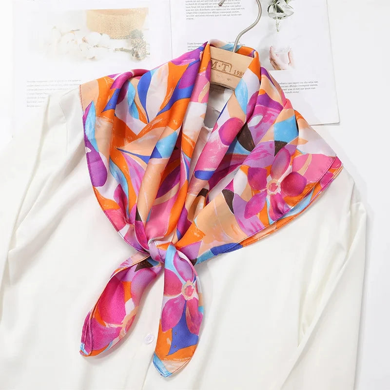 Printed Pashmina Silk Scarf