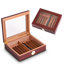 Portable Cigar Moisturizing Constant Humidity Cedar Wood Box