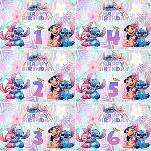 Cartoon Children's Happy Birthday Party Decor