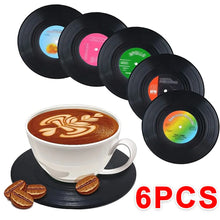 6/1Pcs Creative Retro Heat Resistant Non-slip Mat