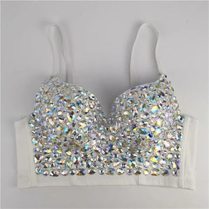 Rhinestone Sequined Cami Top