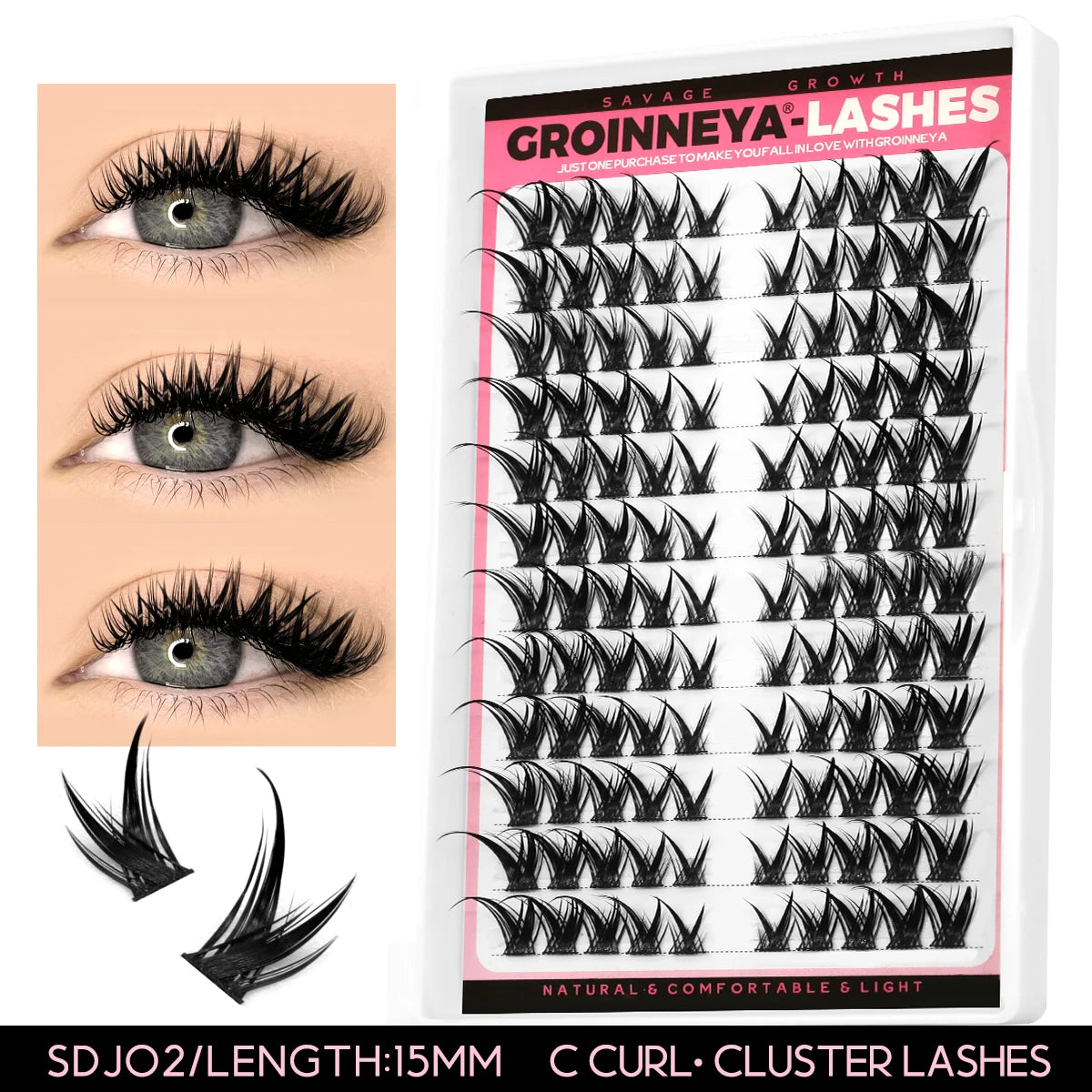 Lash Extension Kit With Lash Bond and Seal Makeup Tools
