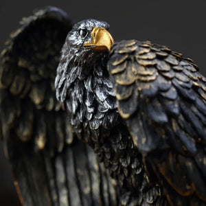 Bronze Resin Collectible Decorative Eagle Statue