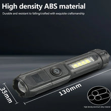 High Power Portable Telescopic Focusing Flashlight