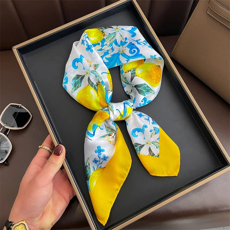 Printed Pashmina Silk Scarf