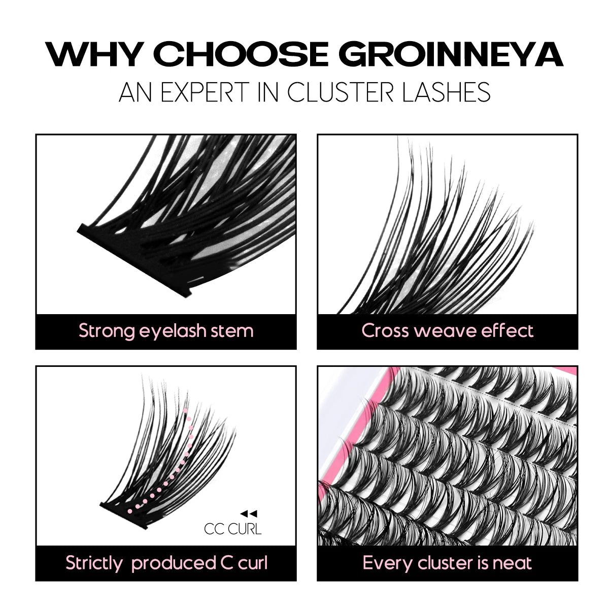 Lash Extension Kit With Lash Bond and Seal Makeup Tools