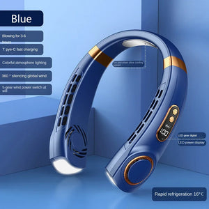 Portable Bladeless Mini Hanging Neck Fan