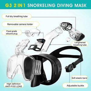 Underwater Snorkeling Half Face Children Snorkeling Mask
