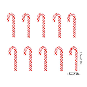 Multipack Mini Candy Cane Christmas Decoration