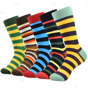 Colorful Designer Print Combed Cotton Socks