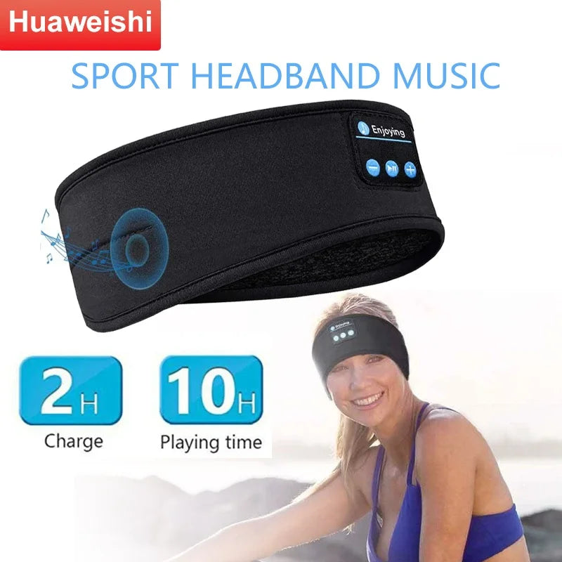 Headband Style Bluetooth Elastic Wireless Headphones