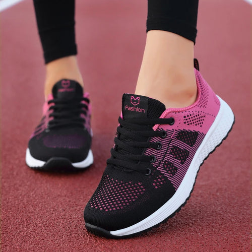 Casual Breathable Two-tone Sneakers