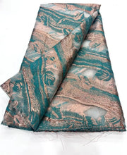 Nigerian Damask Tulle Lace Fabric