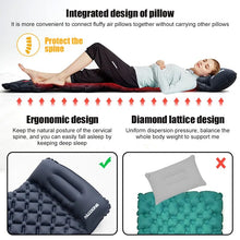 Built-in Inflatable Mattress with Pillows