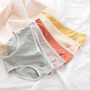 Seamless 5Pcs/Set Cotton Underwear