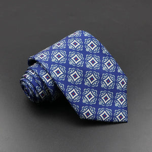 Silk 7.5cm Soft Colorful Novelty Necktie