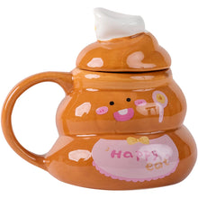 Poop Funny Ceramic Water Cup