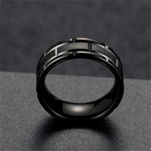 8mm Stainless Steel Solid Titanium Ring