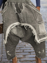 CM.YAYA Ripped Out Hole Denim Pants