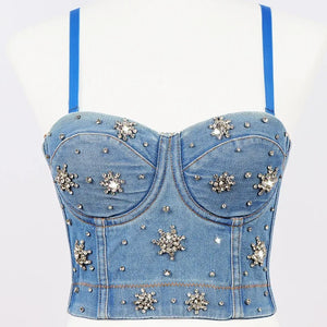 Rhinestone Sequined Cami Top