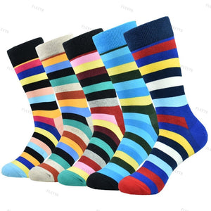 Colorful Designer Print Combed Cotton Socks