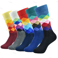 Colorful Designer Print Combed Cotton Socks