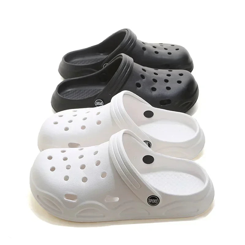 Holed Heel Strapped Garden Sandalssand
