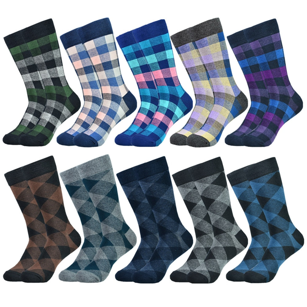 Designer Patterned Cotton Colorful Socks
