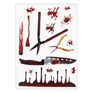 Halloween Bloody Window Stickers