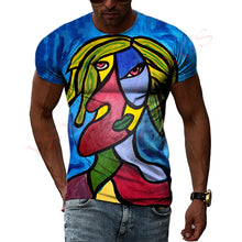 Spanish Impressionist Master Picasso Oil Painting 3D Print T-shirt