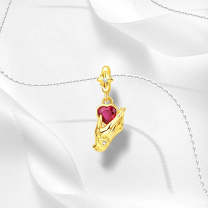 Golden Series 925 Sterling Silver Charm Bracelet