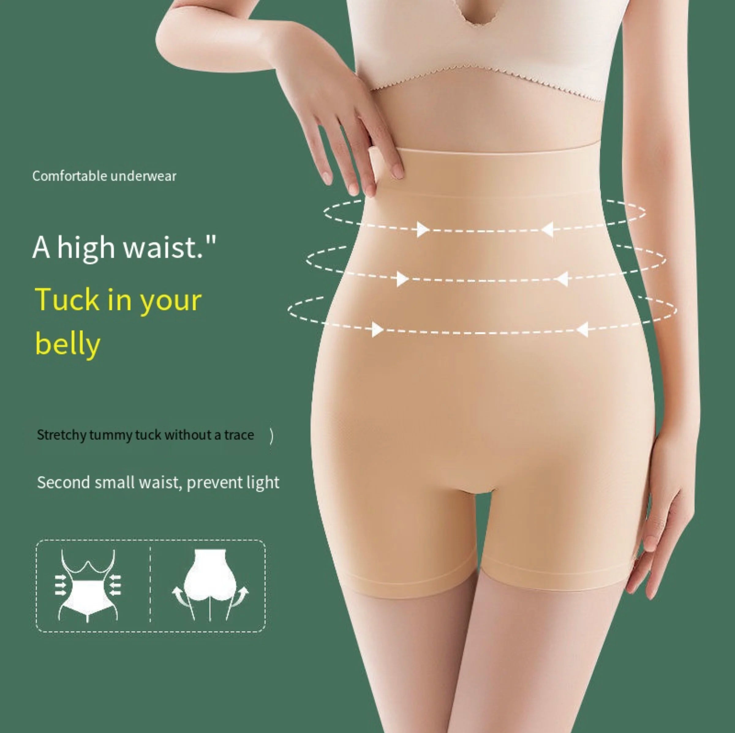 Padded Corrective Underwear Enhancer Body Shaper