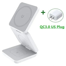3 In 1 Foldable Magnetic Wireless Charger Stand For iPhone