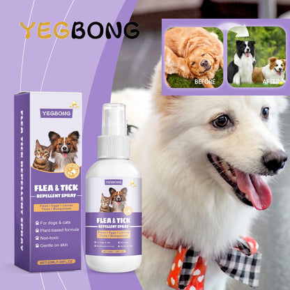 YEGBONG 50ml Flea Tick Prevention Spray for Dogs and Cats