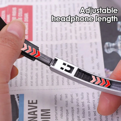 Wired Headphone with Microphone Universal Adjustable