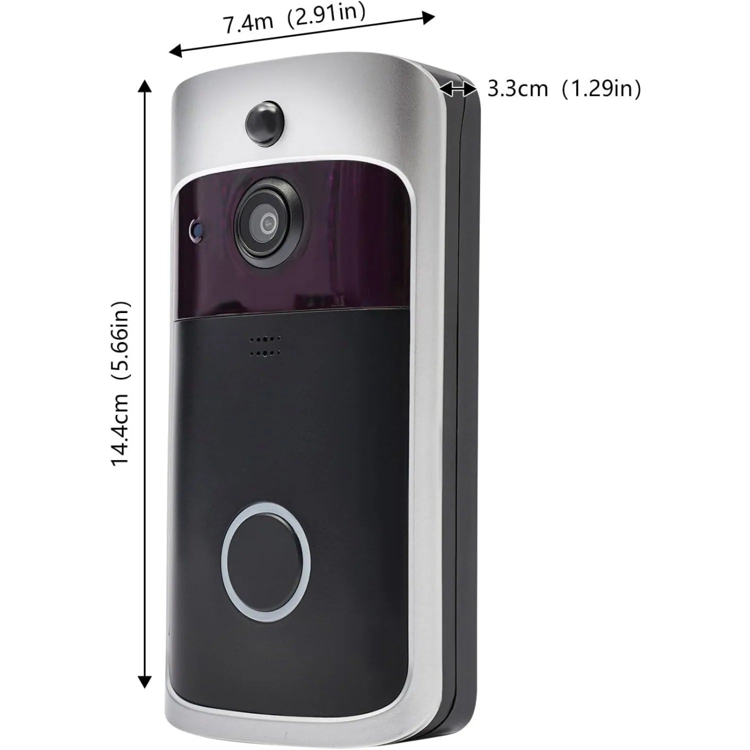 Smart WiFi Video Doorbell with Night Vision Camera SmartSensor for Doors and Windows