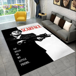 Scarface Tony 3D Print Area Rug