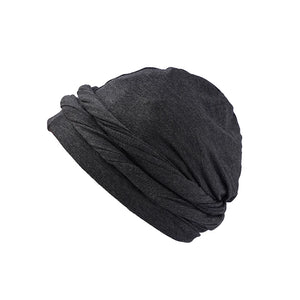 Burr Trim Twisted Tail Fringe Cotton Bandana Hat