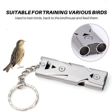 Birds Ultrasonic Training Whistle Stainless Steel