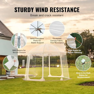Upgraded Pop Up Bubble Tent with Simple Assembly
