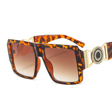 Oversized Square Frame Luxury Sunglasses