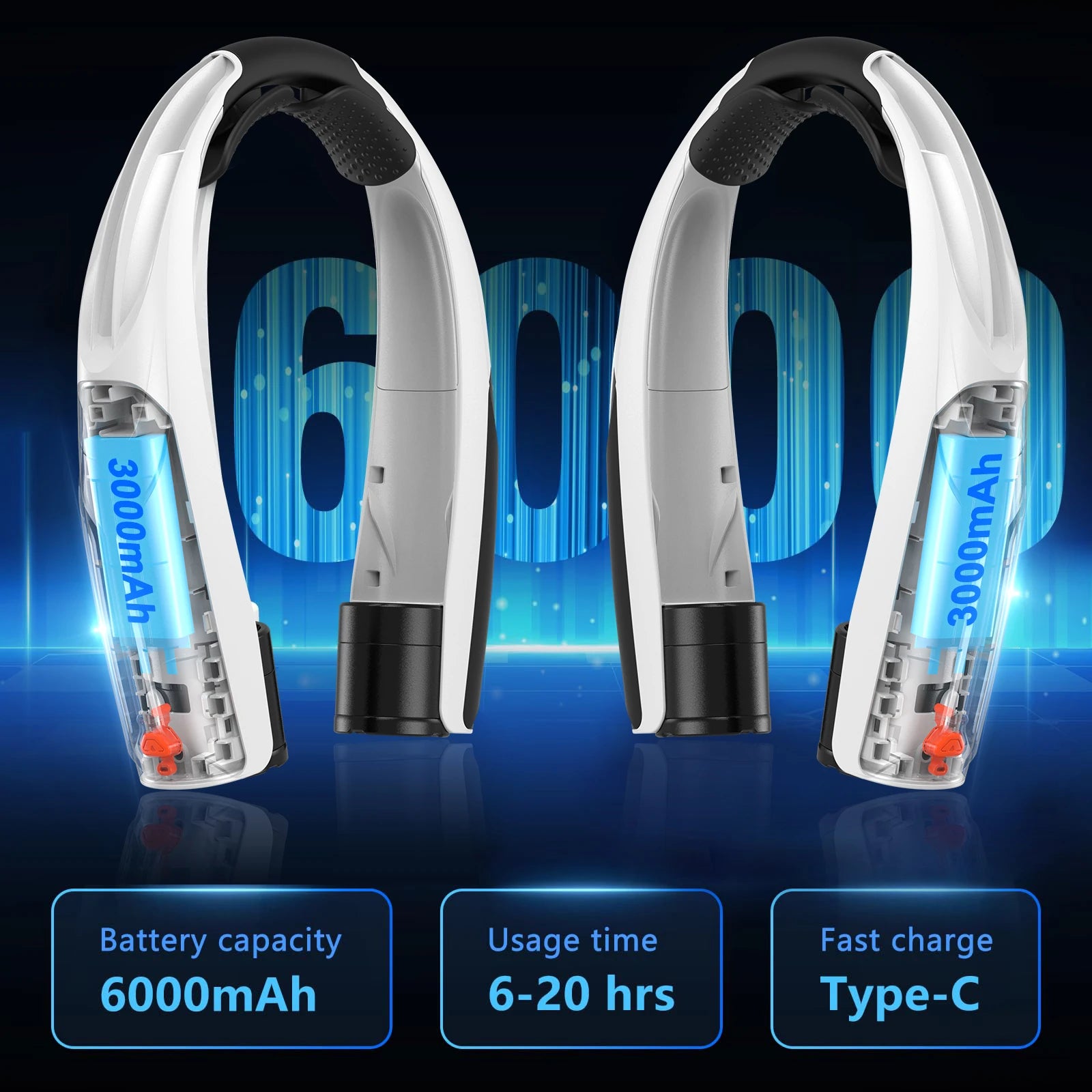 Portable 6 Speed Extended Life Battery
