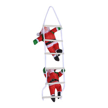 Santa Claus Climbing Ladder Hanging Christmas Tree Decoration